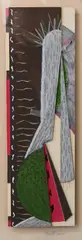 Nanette Carter, Dark Spaces #1, 1982, oil on cardboard