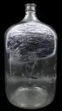 Tokyo Bay by Vernon Fisher, 1986, Oil on large glass bottle, mixed media installation, meant to hold water Height, offered Feb 2025