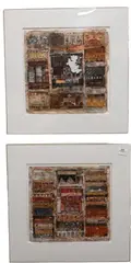 Untitled #9 by Bryan Harrington, 1980, Mixed media paper collage, offered Feb 2025