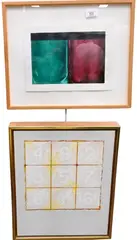 Douglas Vogel, Untitled (Grid), 1975, Oil on board