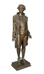 Frederick William MacMonnies, Nathan Hale, circa 1890, bronze