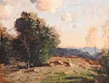 George M. Bruestle, September, Oil on panel