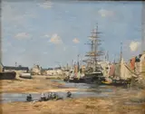 Eugène Louis Boudin, Port de Trouville