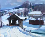 Waterville, Vermont by Emile Albert Gruppe, Oil on canvas, offered Jan 2025