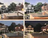 Leigh Behnke, Light and Intensity Variations, 1979, Watercolor on paper, polyptych