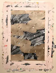 Armor's Slave by Yun James Yohe, circa 1985, Mixed media, acrylic on paper, offered Nov 2024