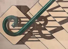 Hugh Michael Kepets, W.11th Street II Green Rail, 1983, Silkscreen