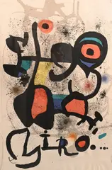 Kunsthaus, Zurich by Joan Miró, Lithograph poster, offered Nov 2024