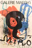 Galerie Maeght Exhibition Poster by Joan Miró, Lithograph poster, offered Nov 2024