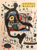 Galerie Maeght Exhibition Poster by Joan Miró, Lithograph poster, offered Nov 2024
