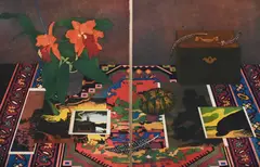 Katja Oxman, Night and Distant Rumbling, 1988, Aquatint etching, diptych