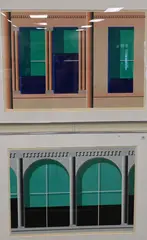 Michael Vinson Clark, Washington Windows I, 1982, Serigraph