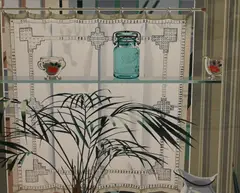 Nancy Hagin, Lace Curtain, Woodcut