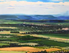 Joseph Sweeney, Centre County Landscape, 1983, Oil on canvas