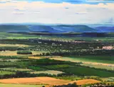 Joseph Sweeney, Centre County Landscape, 1983, Oil on canvas