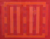 Peter Stroud, The Crossover Suite, circa 1979, Lithograph, red