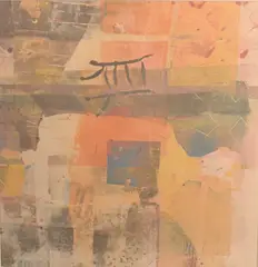Untitled Composition by Mitch Lyons, Mixed media, oil on canvas, offered Nov 2024