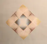 Karen Caraccio, Diamond #1, Aquatint cut paper collage, artist proof