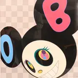 And Then... Black by Takashi Murakami, 2005, lithograph on UV paper with cold stamp, offered Nov 2024