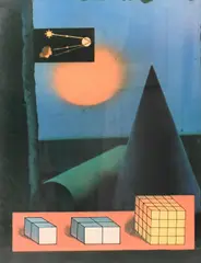 Joseph Cornell, Untitled (How to Make a Rainbow), circa 1972 From the prints for Phoenix House portfolio Screen Print in color with varnish and stencil, edition 114/125, Pencil