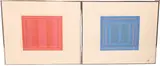 Peter Stroud, The Clifford Suite, 1972, Lithograph, red