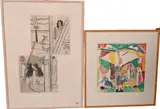 Matt Phillips, Sighs and Whispers, 1984, Drypoint etching