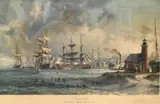 John Stobart, Nantucket The Celebrated Whaling Port in 1835