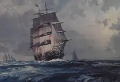 Dreadnought by John Stobart, lithograph, offered Oct 2024
