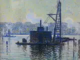 Eliot Candee Clark, East River Dredging Rig