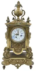 Untitled by Louis Xvi Style Gilt, bronze mantel clock, offered Aug 2024