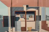 Michael Graves, Alternative Landscape, 1984, Woodcut