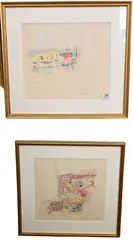 Herman Rose, Gloucester Boats, 1971, Watercolor on paper
