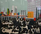 Woody Jackson, Cow Promenade, 1982, Serigraph, artist proof