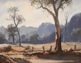 Leon Hanson, The Capertee Valley, 1972, Oil on board