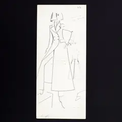 Karl Lagerfeld, Untitled, mixed media on paper