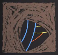 Margo Margolis, Untitled, color screenprint on paper