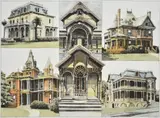Richard Haas, Victorian Houses, 1976, lithograph on paper