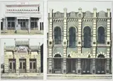 Richard Haas, Storefronts, 1978, color lithograph on Rives BFK paper