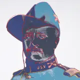 Andy Warhol, Teddy Roosevelt, 1986, screenprint in colors on Lenox Museum Board