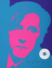 Untitled by Bryan Ferring, 1992, screenprint and collage, offered May 2026