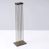 Val Bertoia, Sound-Tree, 1992, 14 copper tops silvered to silicon-bronze rods, silvered to brass base