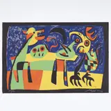 Joan Miró, Le Chien Aboyant A La Lune, 1952, lithograph on paper