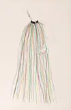 Jim Dine, Dorian Gray In Multi-Colored Vinyl Strip Cape, lithograph on Arches wove paper, lithograph on acetate