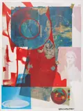 Robert Rauschenberg, Quarry Local One, 1979, offset lithograph on paper