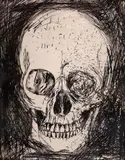 Jim Dine, Untitled, 1995, etching with drypoint and power-tool abrasions on cream laid Richard de Bas paper