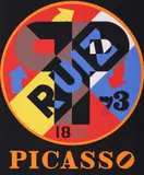Robert Indiana, Picasso, 1997, screenprint on paper