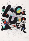 Lucifer by Joan Miró, 1975, lithograph on paper, sold May 2026