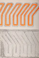 Chryssa, Study For Neon, 1968, lithograph on paper