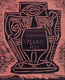 Pablo Picasso, Exposition Ceramique Vallauris, 1959, 1959, linocut on paper