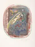 Marc Chagall, Dedicace, 1968, lithograph on Arches paper